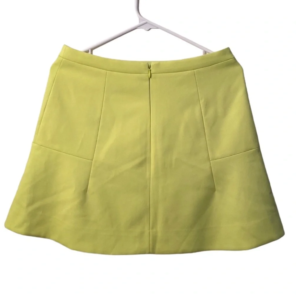 BCBG Vintage Lime Green Mini Skirt - Picture 2 of 3